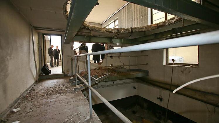 Das Innere des Brauhauses ist in den vergangenen Jahren verfallen. Foto: Barbara Herbst