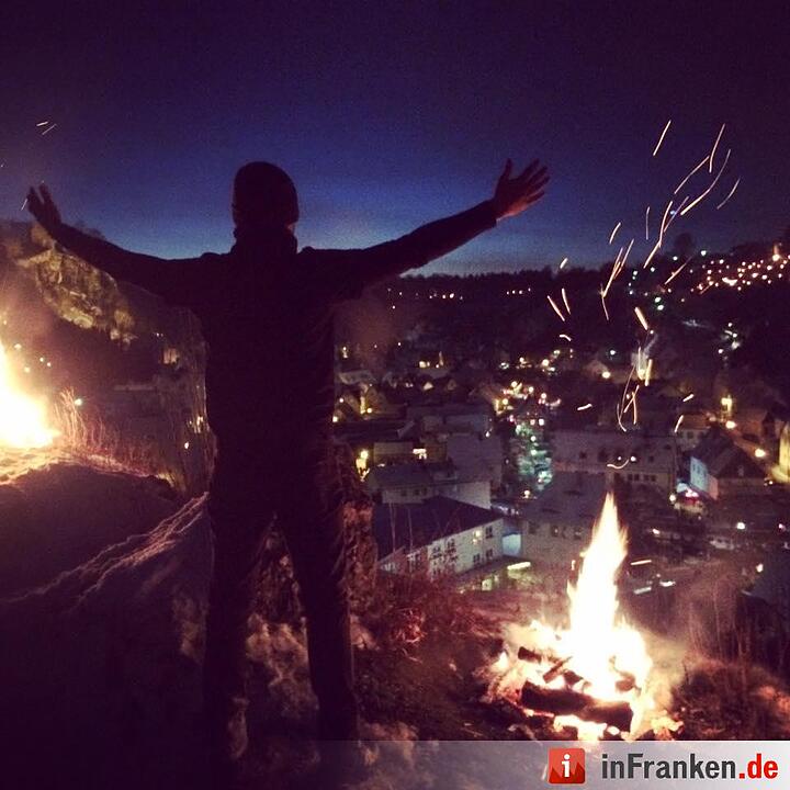 Beschluss der Ewigen Anbetung in Pottenstein - Lichterfest  in der Fränkischen Schweiz