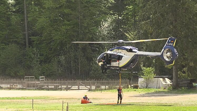 Waldbrand am Saur&uuml;sselkopf - L&ouml;scheinsatz