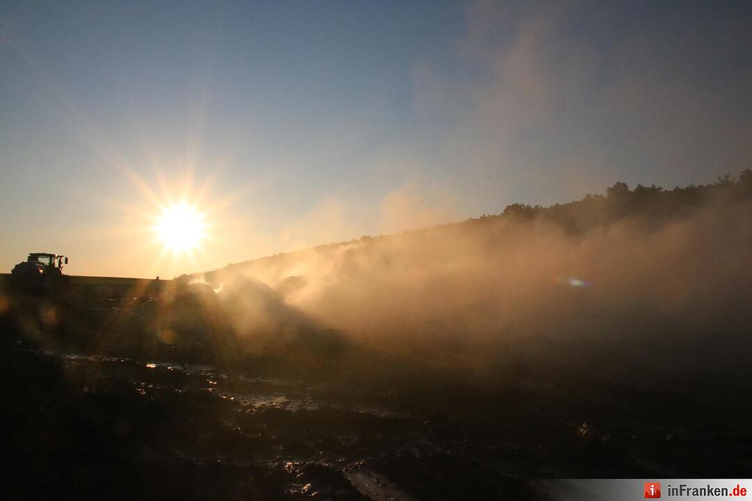 Hoher Schaden bei Stallbrand bei Nüdlingen