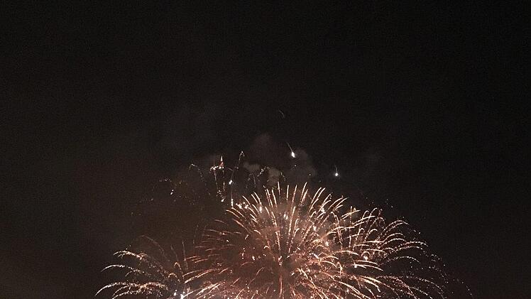 Eindrücke vom Rakoczy-Feuerwerk. Foto: Ralf Ruppert