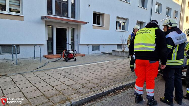 Wohnungsbrand in Bamberg - Bewohner verletzt