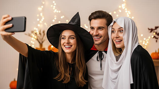 Halloween, Handy, WhatsApp-Spr&uuml;che