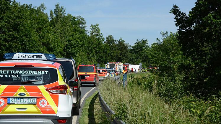 Schwerer Unfall auf der B 85 bei KulmbachDagmar Besand