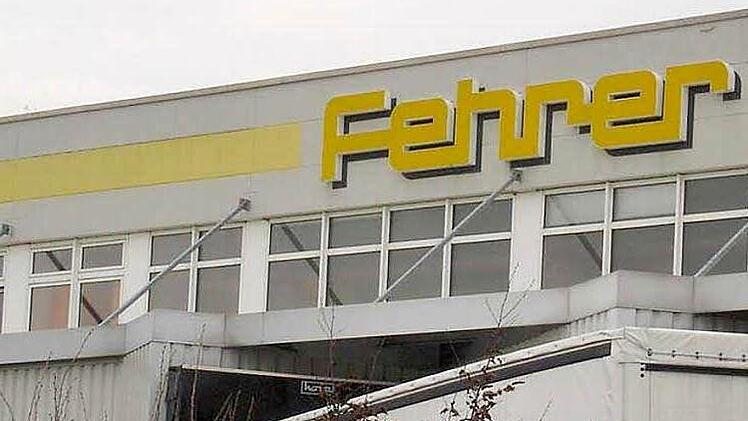 Der Firmen-Schriftzug des Unternehmens Fehrer in Kitzingen Foto: Archiv (lrd)