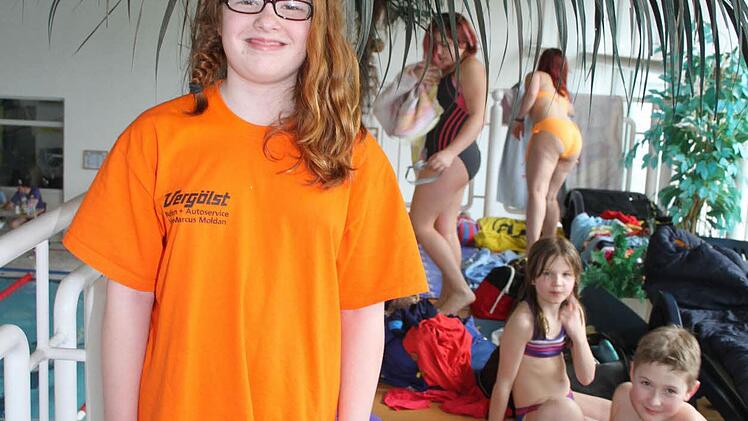 24-Stunden-Schwimmen im Kulmbacher Hallenbad Foto: Sonja Adam