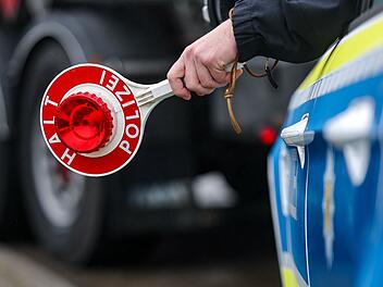 Polizeikontrolle in Neustadt bei Coburg