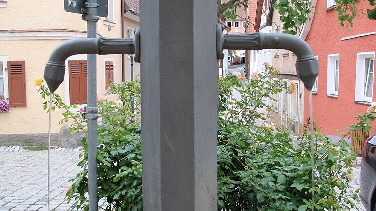 Einer der Brunnen im OberhackenFoto: Katrin Geyer