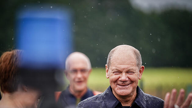 Bundeskanzler Scholz besucht Agrargenossenschaft