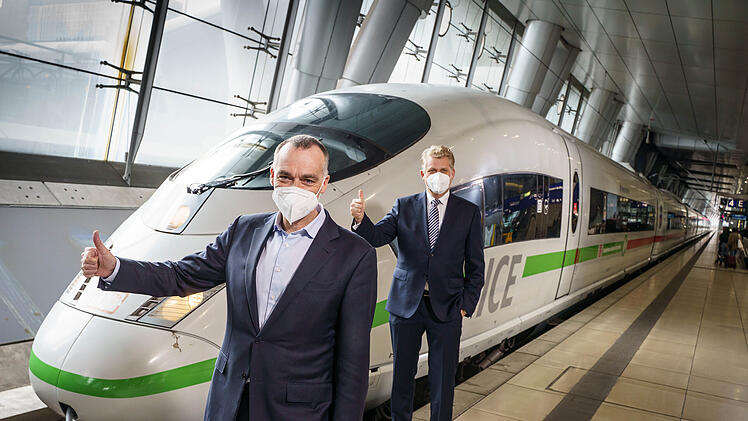 Zusammenarbeit von Lufthansa und Deutscher Bahn