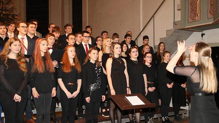 Der Oberstufenchor Foto: Desombre