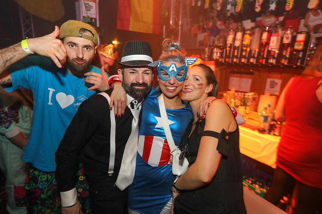 Beste Partystimmung in der Stadthalle