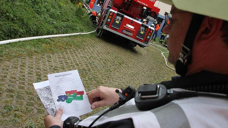 Als herausforderndsten Einsatz im Jahr 2016 bezeichnete Kreisbrandinspektor Roland Geis den Saunabrand in einer Bockleter Klinik (Bild). Das Problem: Einsätzpläne fehten. Foto: Paul Ziegler