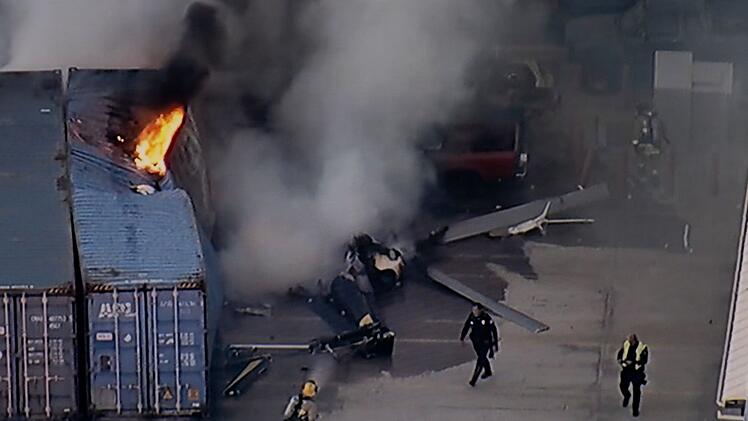 Hubschrauberabsturz in Los Angeles