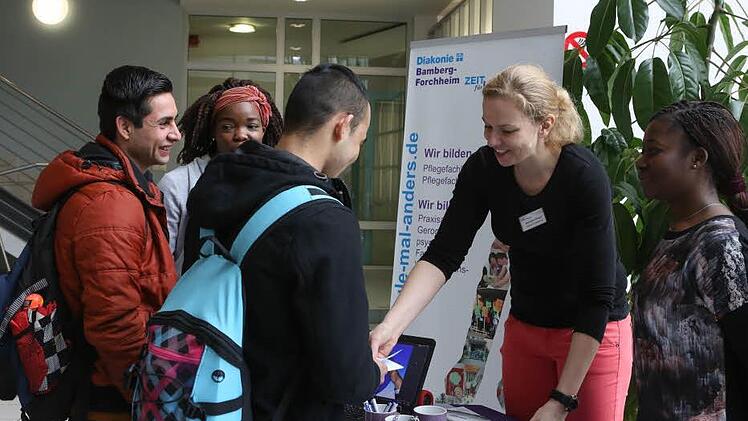 Das Interesse der Jugendlichen war groß. Foto: Barbara Herbst