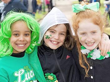 Auch die Kinder feiern den St. Patrick's Day. Foto: Alison Laredo