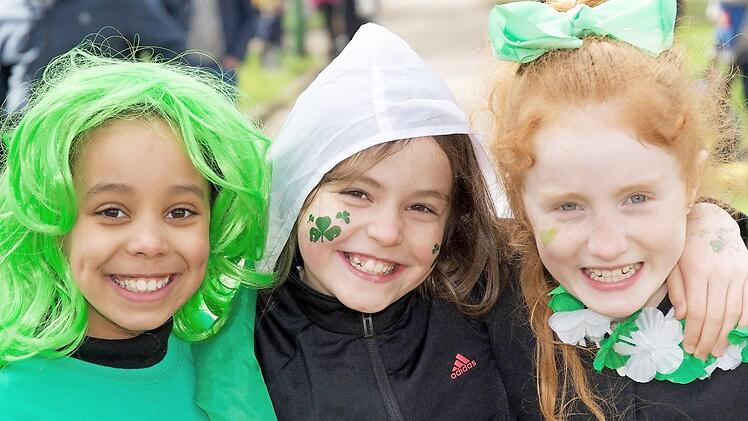 Auch die Kinder feiern den St. Patrick's Day. Foto: Alison Laredo