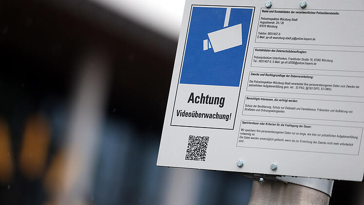 Videoüberwachung am Würzburger Hauptbahnhof