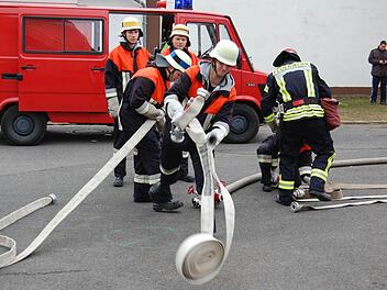 Die Ausbildung wird in Frankenbrunn sehr ernst genommen. Hier bei der Truppmannausbildung. Foto: Archiv/Günter Straub