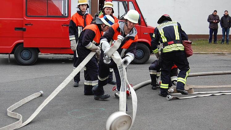 Die Ausbildung wird in Frankenbrunn sehr ernst genommen. Hier bei der Truppmannausbildung. Foto: Archiv/Günter Straub