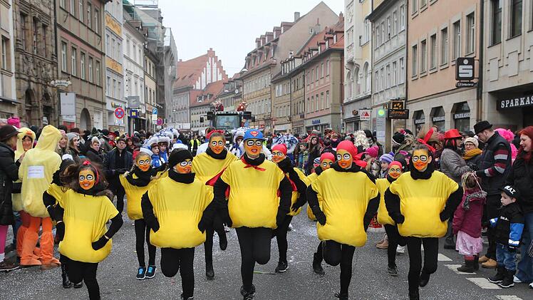 Faschingsumzug in Bamberg Foto: RiegerPress