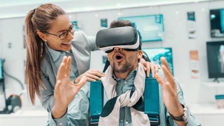 Aha-Erlebnis unter Einsatz einer VR-Brille
