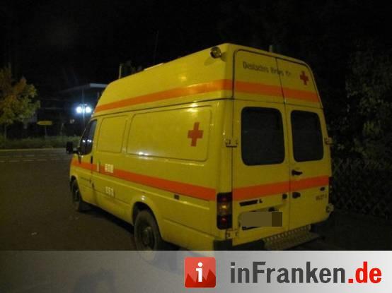 Falsches Rot-Kreuz-Fahrzeug