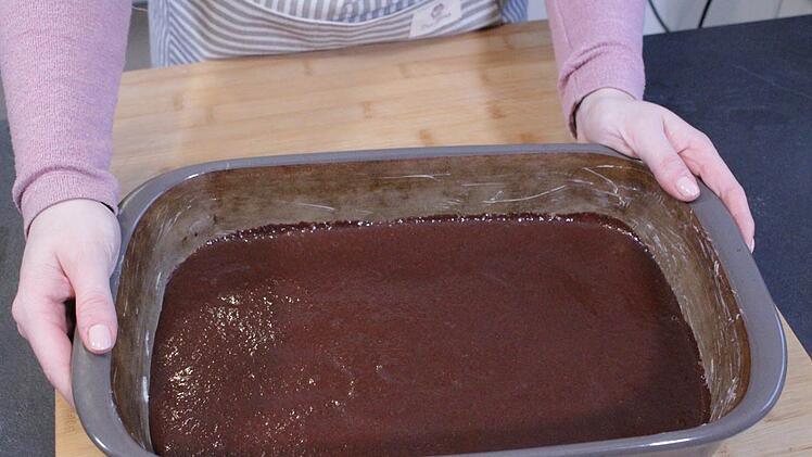 Rohe Browniemasse