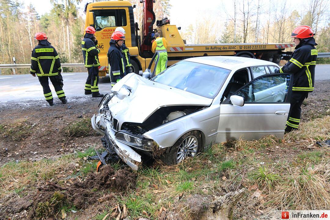 Unfall in Coburg mit drei Verletzten
