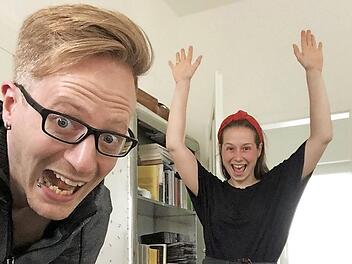 Für die Hörspielproduktion sorgten Musiker Simon Michael („Subway to Sally“) und die Berliner Schauspielerin Senta-Sophia Delliponti („Gute Zeiten, schlechte Zeiten“), die sichtlich Spaß an der Arbeit hatten.