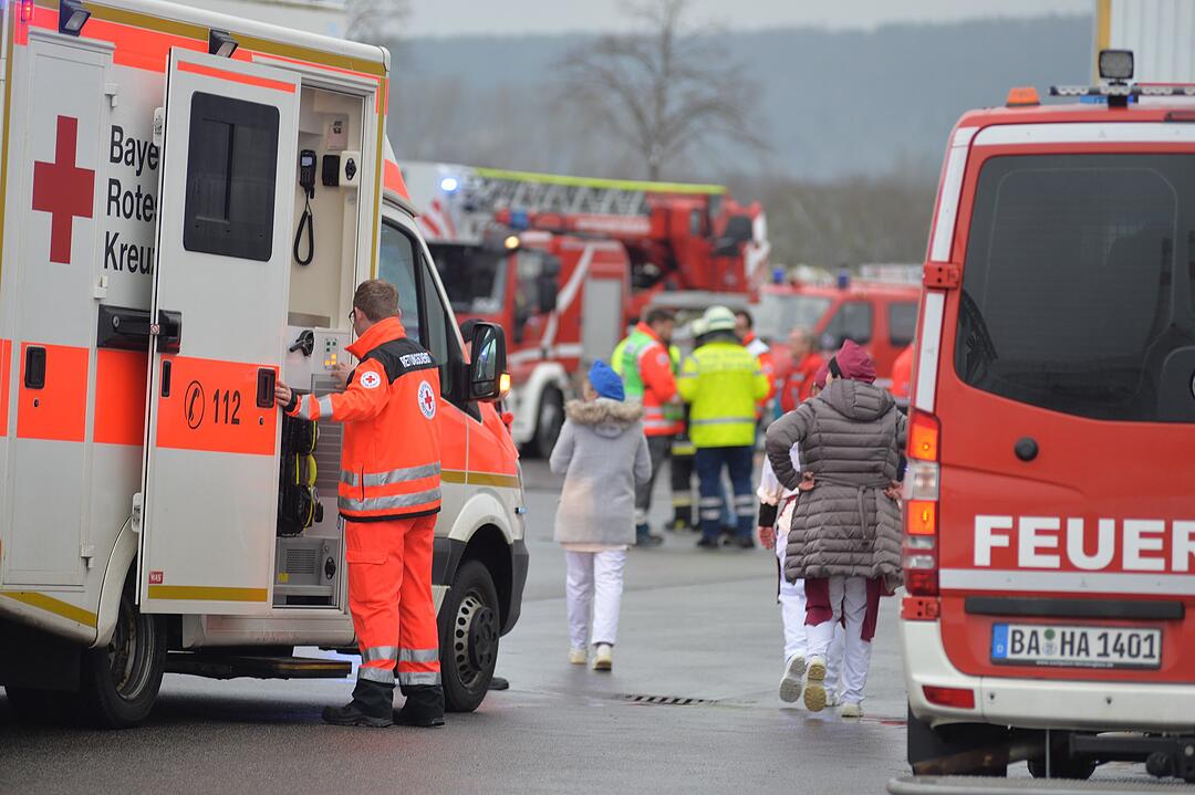 Feuerwehreinsatz bei Real in Hallstadt