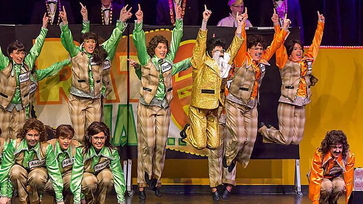 Showtanz der "Besenbinder", KV Röttenbach Foto: Albert Höchstädter