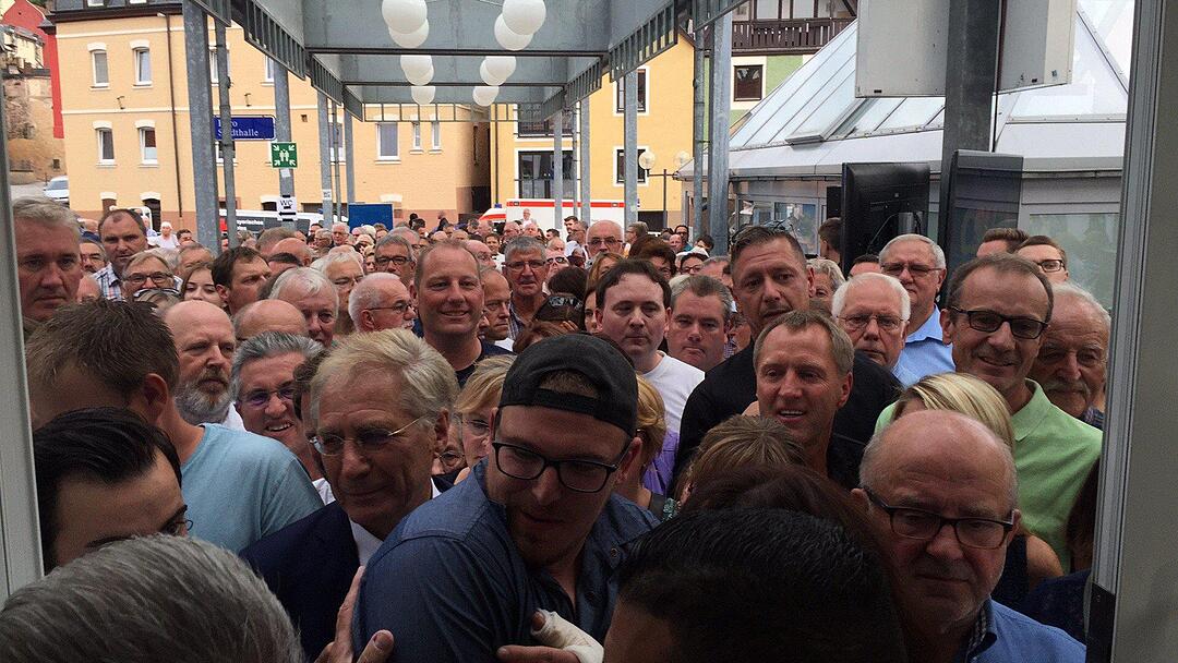 Wahlkampf der CSU - Karl-Theodor zu Guttenberg in Kulmbach