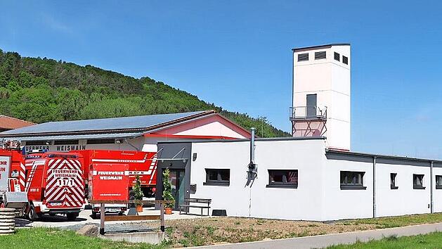 Gut integriert wurde der Anbau in das bestehende Feuerwehrhaus.