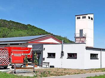 Gut integriert wurde der Anbau in das bestehende Feuerwehrhaus.