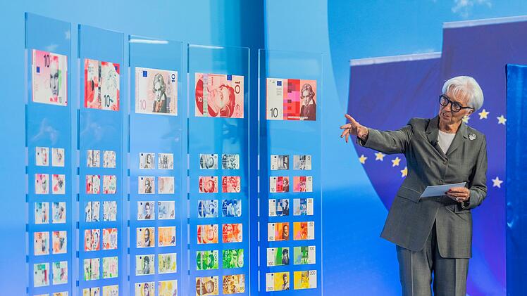 Vorstellung der Entw&uuml;rfe f&uuml;r die Euro-Banknoten