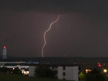 Gewitter über Weißenburg/Gunzenhausen im Juni. Foto: Archiv/News5