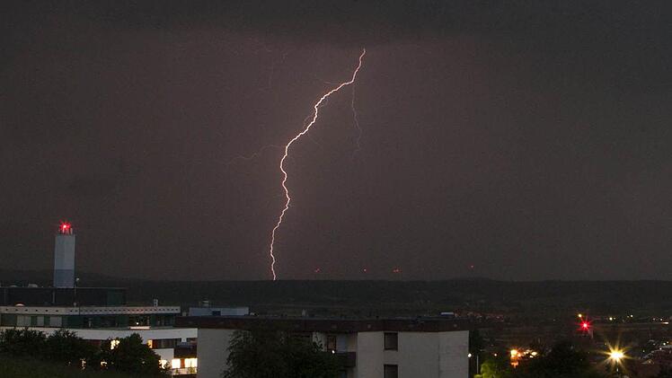 Gewitter über Weißenburg/Gunzenhausen im Juni. Foto: Archiv/News5