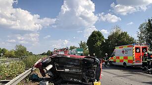 A70 bei Viereth: Kollision im Feierabendverkehr