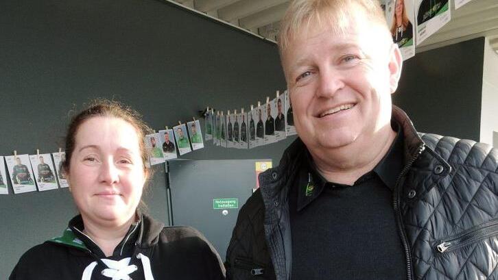 Nadine Kostroun und Axel Rogner freuen sich über den gelungenen Start.