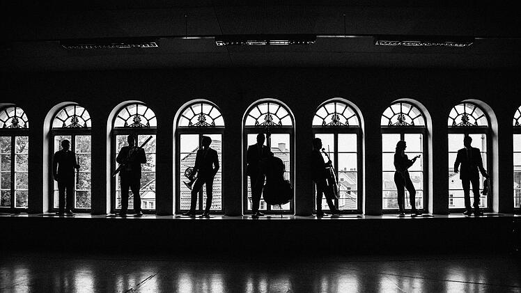 Musikerinnen und Musiker des Philharmonischen Orchesters gestalten am Sonntag, 24. Oktober, ein Kammerkonzert im Landestheater Coburg.Foto: Annemone Take.