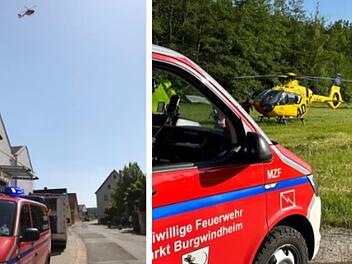 Burgwindheim: Gleich drei Hubschraubereinsätze in zwei Tagen