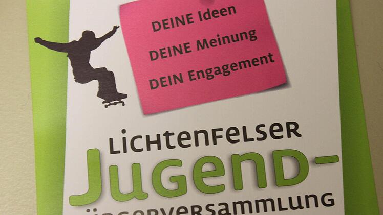 Teil des Flyers, mit dem zur Jugend-Bürgerversammlung in Lichtenfels eingeladen wird. Foto: R. Popp