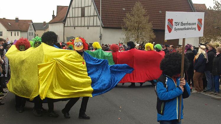Impressionen vom Faschingszug in Ebenhausen 2016 Foto: Stefan Geiger