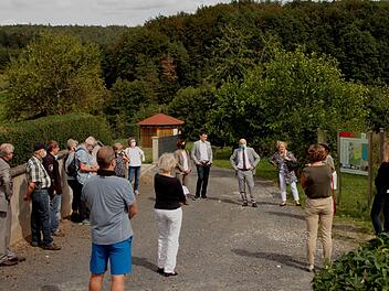 Bei der Eröffnung der "Gönn-Dir!-Wochen" in Kirchlauter  Günther Geiling