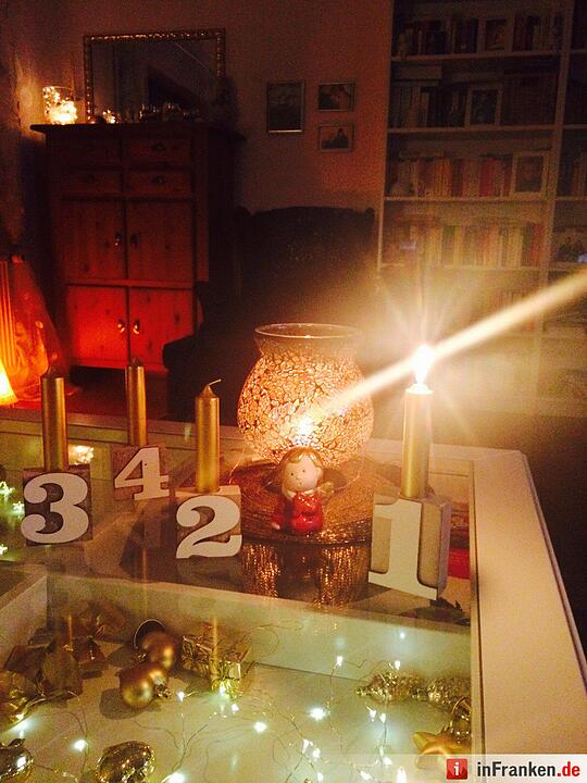 Ein Lichtlein brennt... Der 1. Advent in Franken