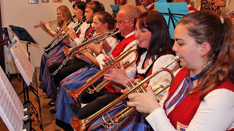 Blasmusik-Jubiläum in Kleinwenkheim. Foto: Dieter Britz