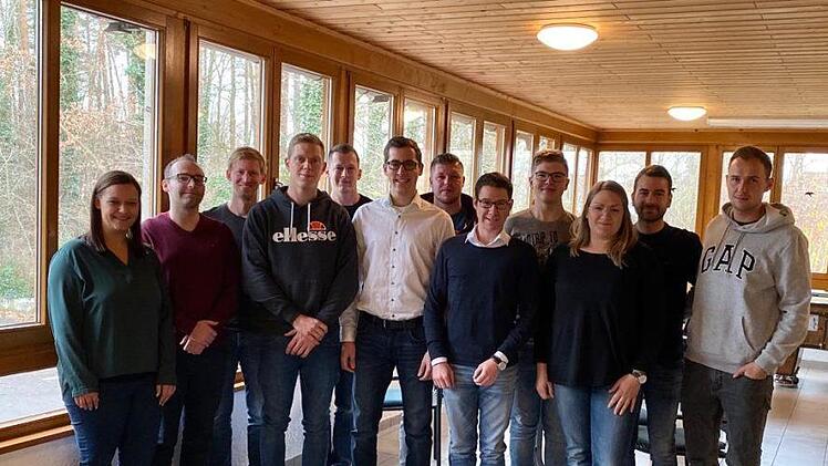 Die Kandidaten der Jungen Bürger Poxdorf in der Versammlung  Foto: privat