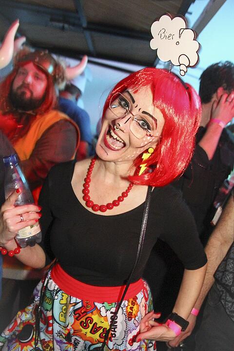 Super Stimmung beim Blütenfasching