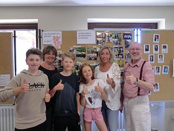 Mit verschiedenen Angeboten wurde das zehnjährige Bestehen der offenen Ganztagsschule an der Mittelschule Burkardroth gefeiert. Foto: Mittelschule/Carmen Fehr